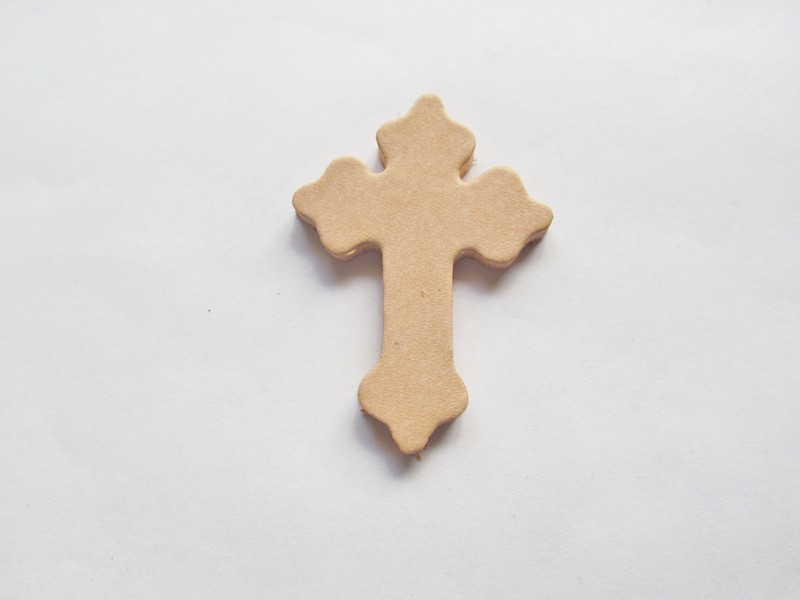(image for) Tan Leather Cross # LC221